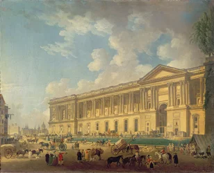 De Colonnade van het Louvre, c.1770